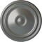 Ekena Millwork Reece Ceiling Medallion (Fits Canopies up to 2 3/8"), Hand-Painted Silver, 12"OD x 1 3/4"P CM12RESLS - alternate 1